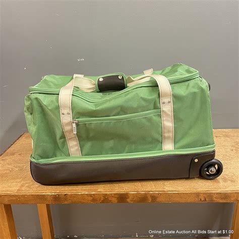 lands end wheeled duffel.